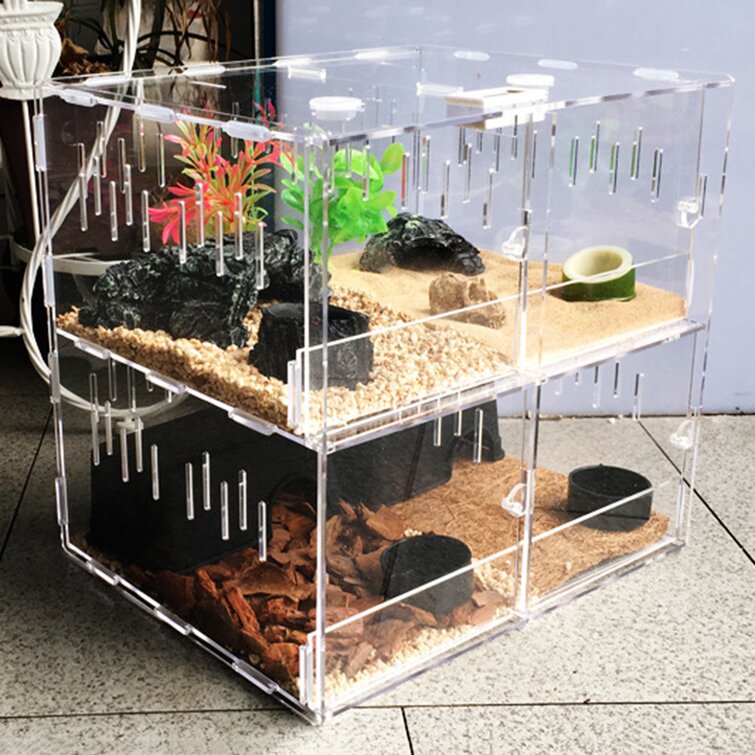 Acrylic cage shop tank terrarium hamster